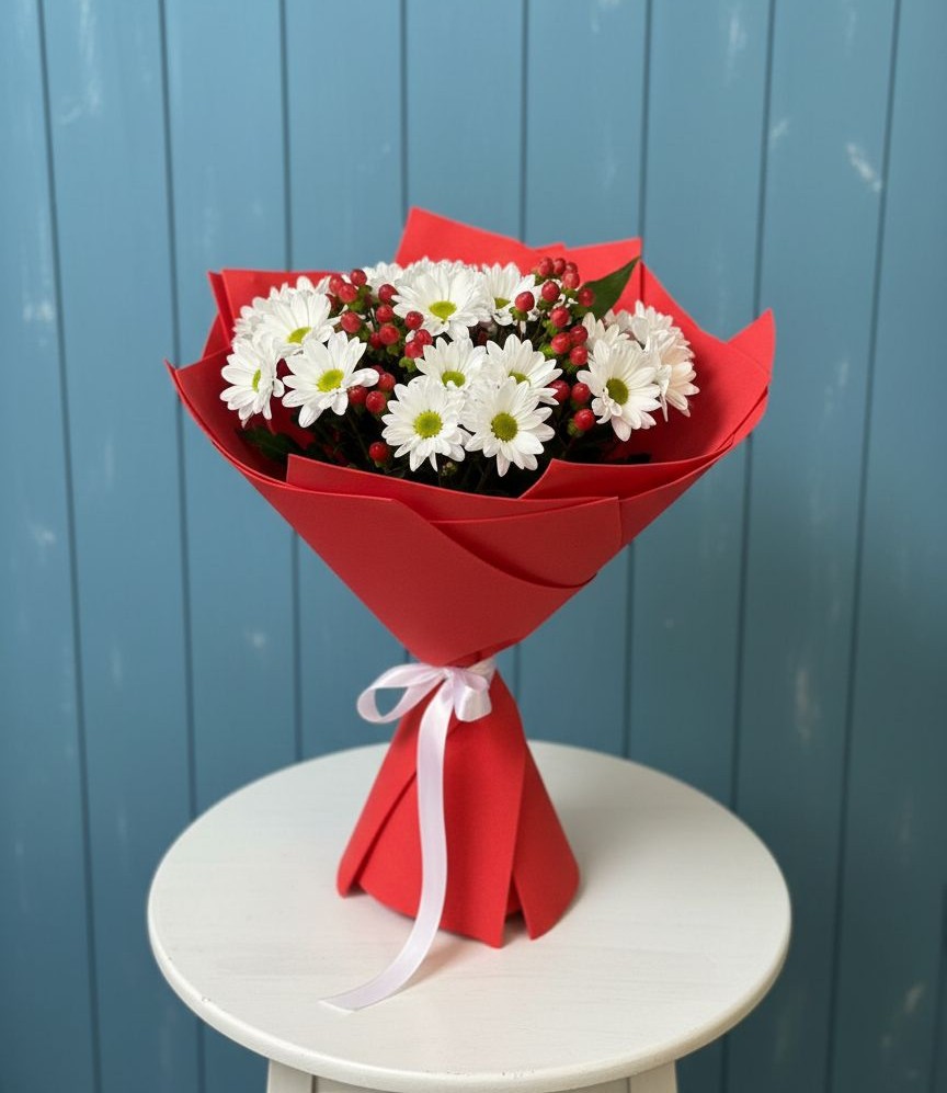 Букет цветов из: Хризантемы в Моршанске