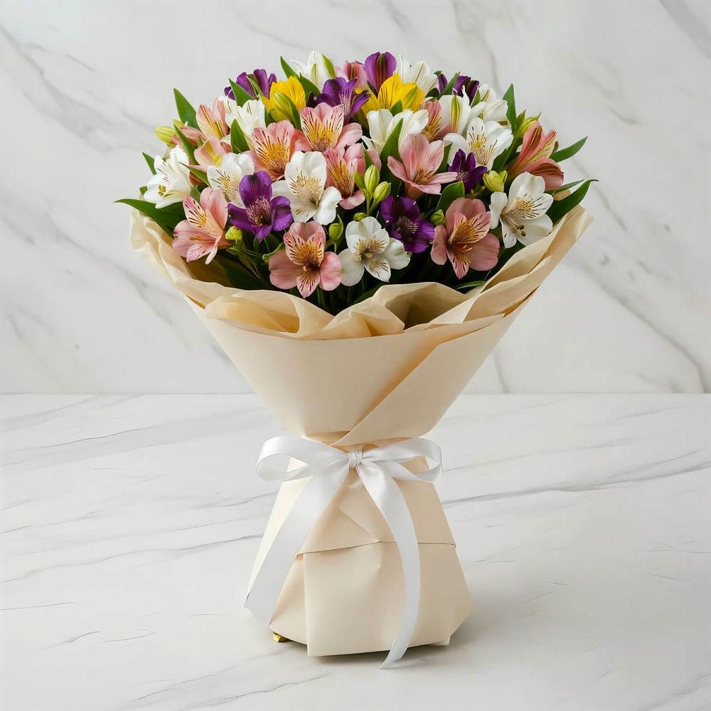 Букет цветов из: Альстромерии в Моршанске