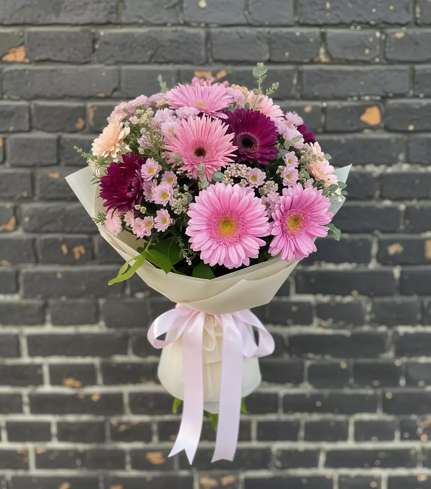 Букет цветов из: Герберы и Хризантемы в Моршанске