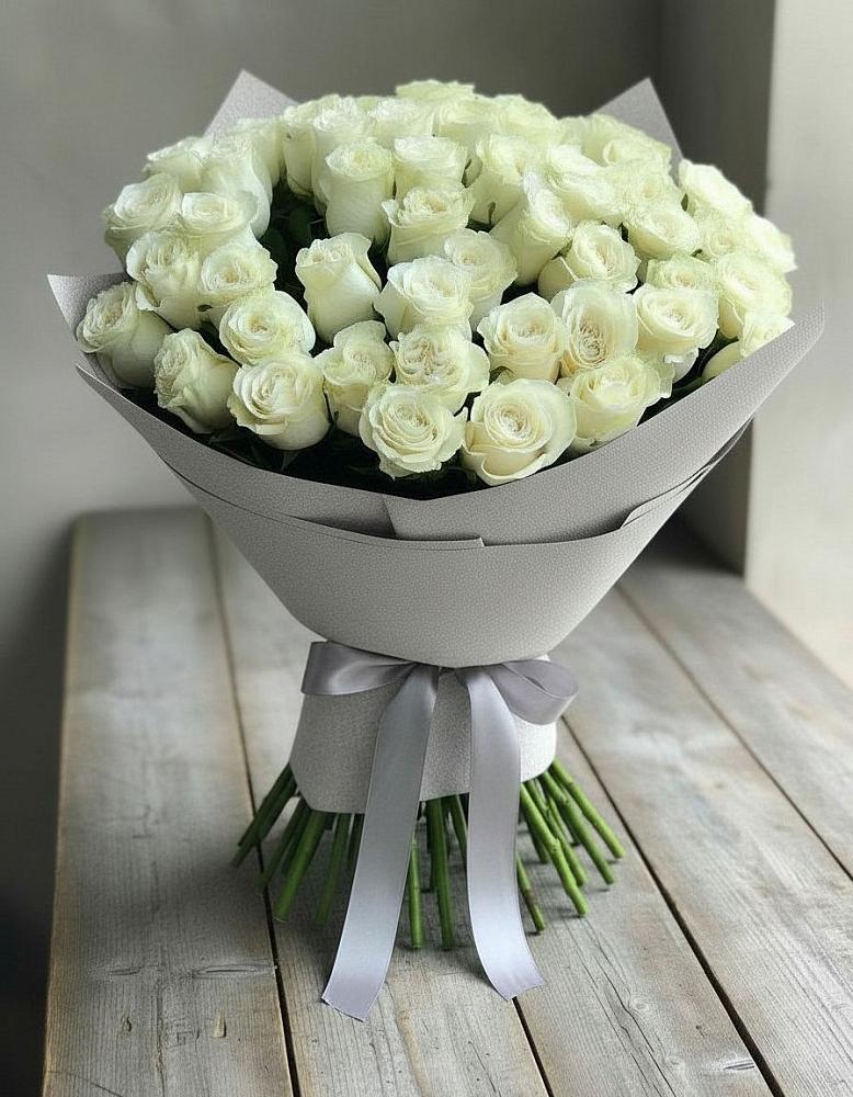 Букет 35 Белых роз в Моршанске
