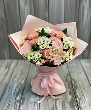 Букет цветов из:  Гвоздики, Розы и Хризантемы в Моршанске