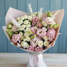 Букет цветов из:  Альстромерии и Розы в Моршанске